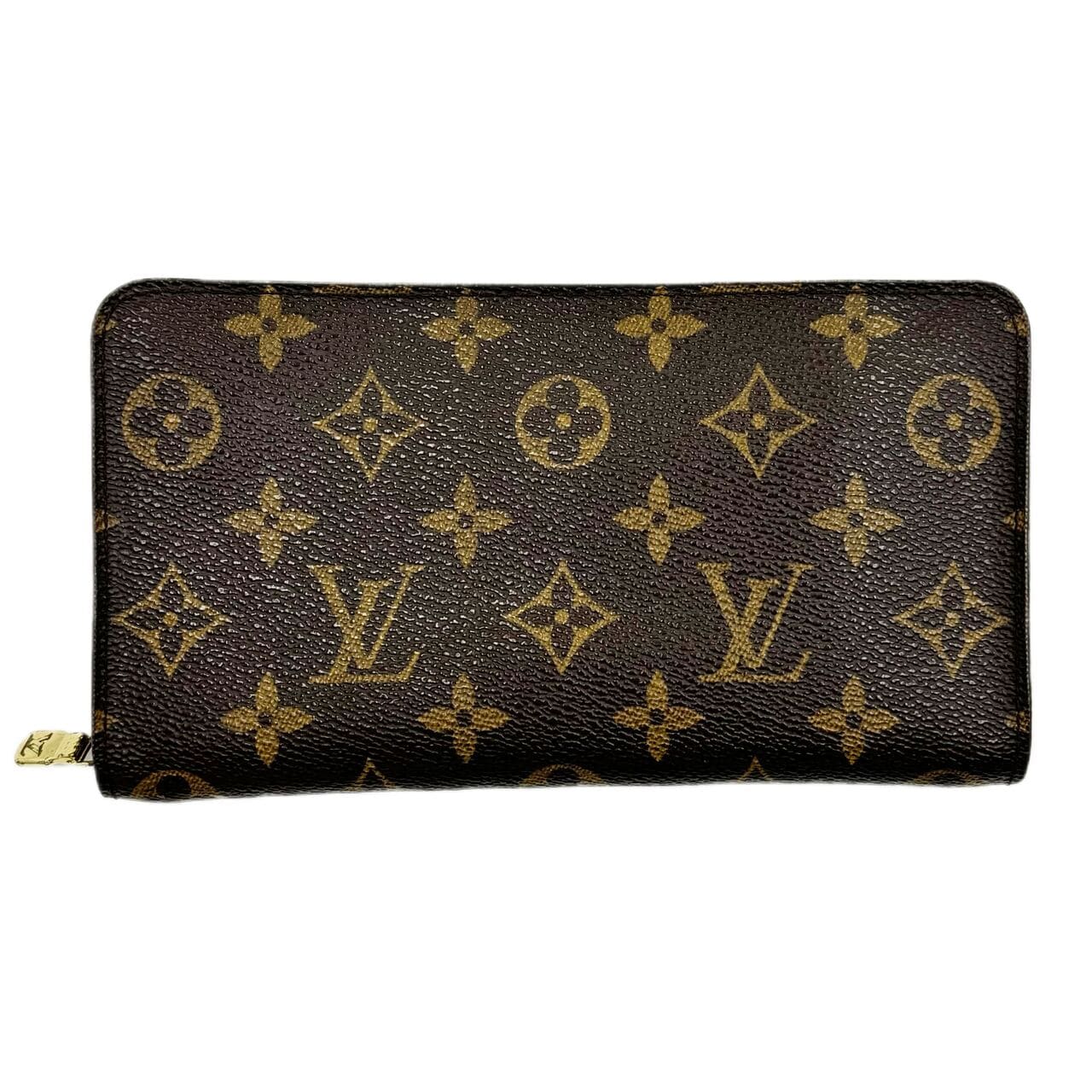 【中古】LOUIS VUITTON ルイヴィトン ポルトモネジップ 長財布 モノグラム ブラウン M61727