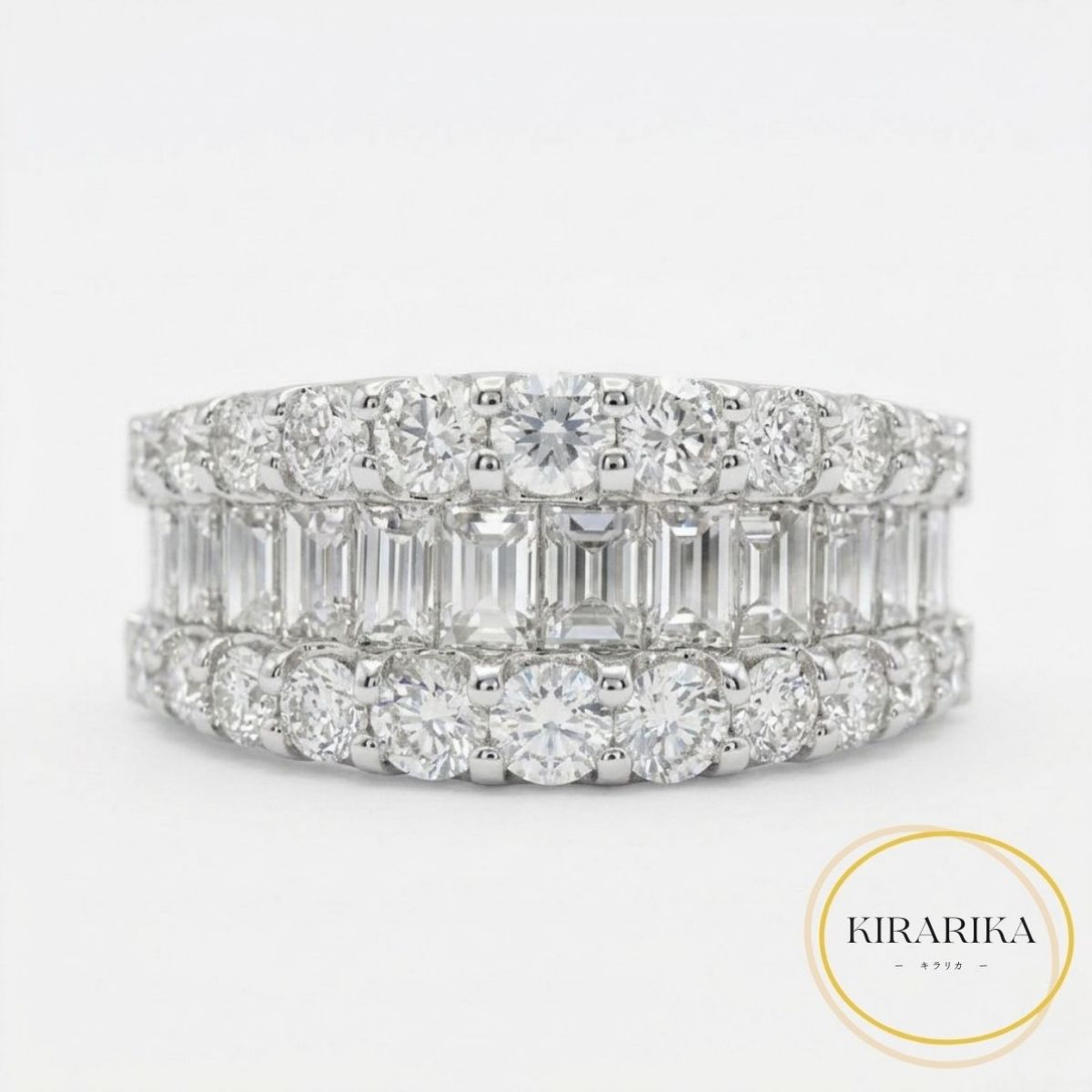 【中古】Pt900 ダイヤモンド2.00ct リング