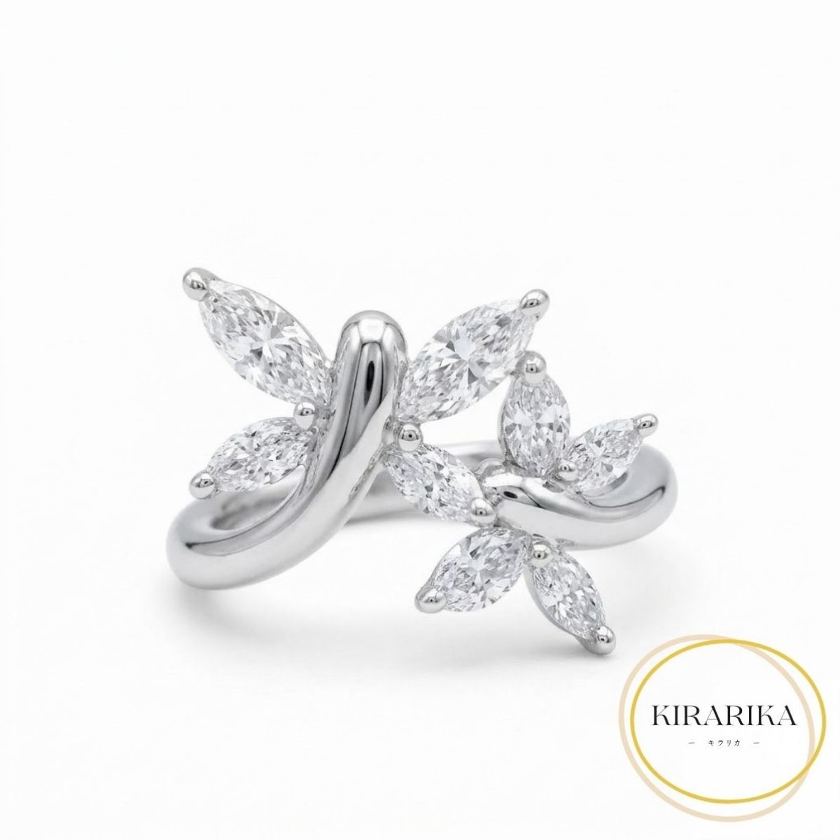 【中古】Pt900 ダイヤモンド0.79ct リング