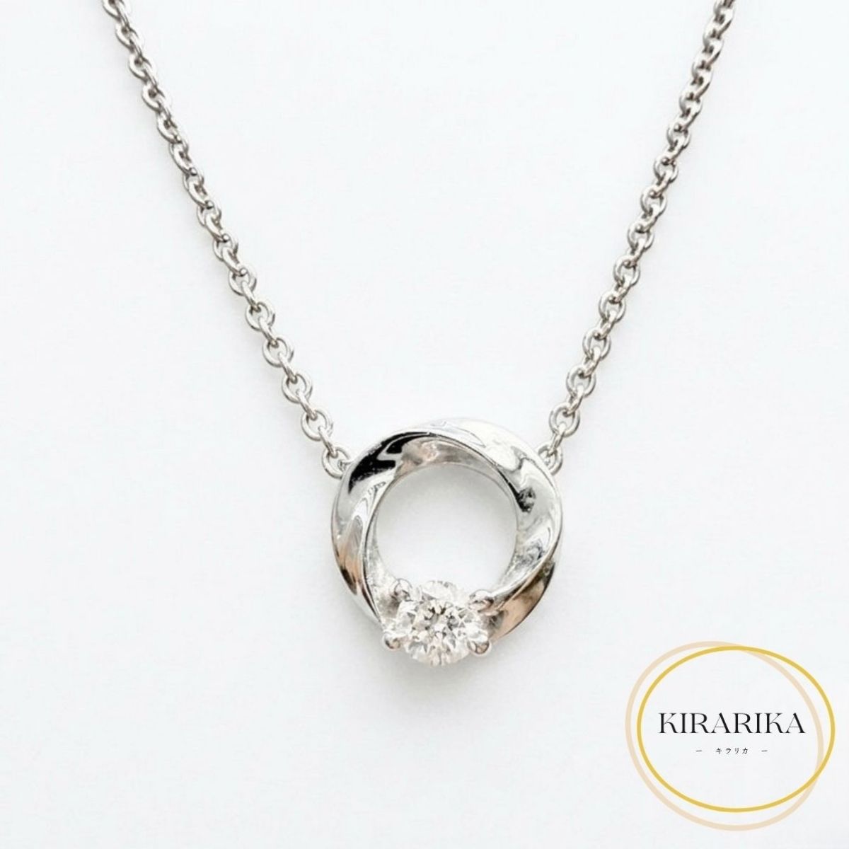 K18 スタージュエリー ダイヤモンド0.03ct ネックレス