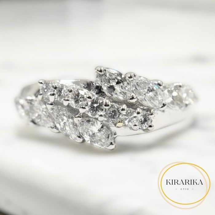 Pt900 ダイヤモンド1.00ct リング