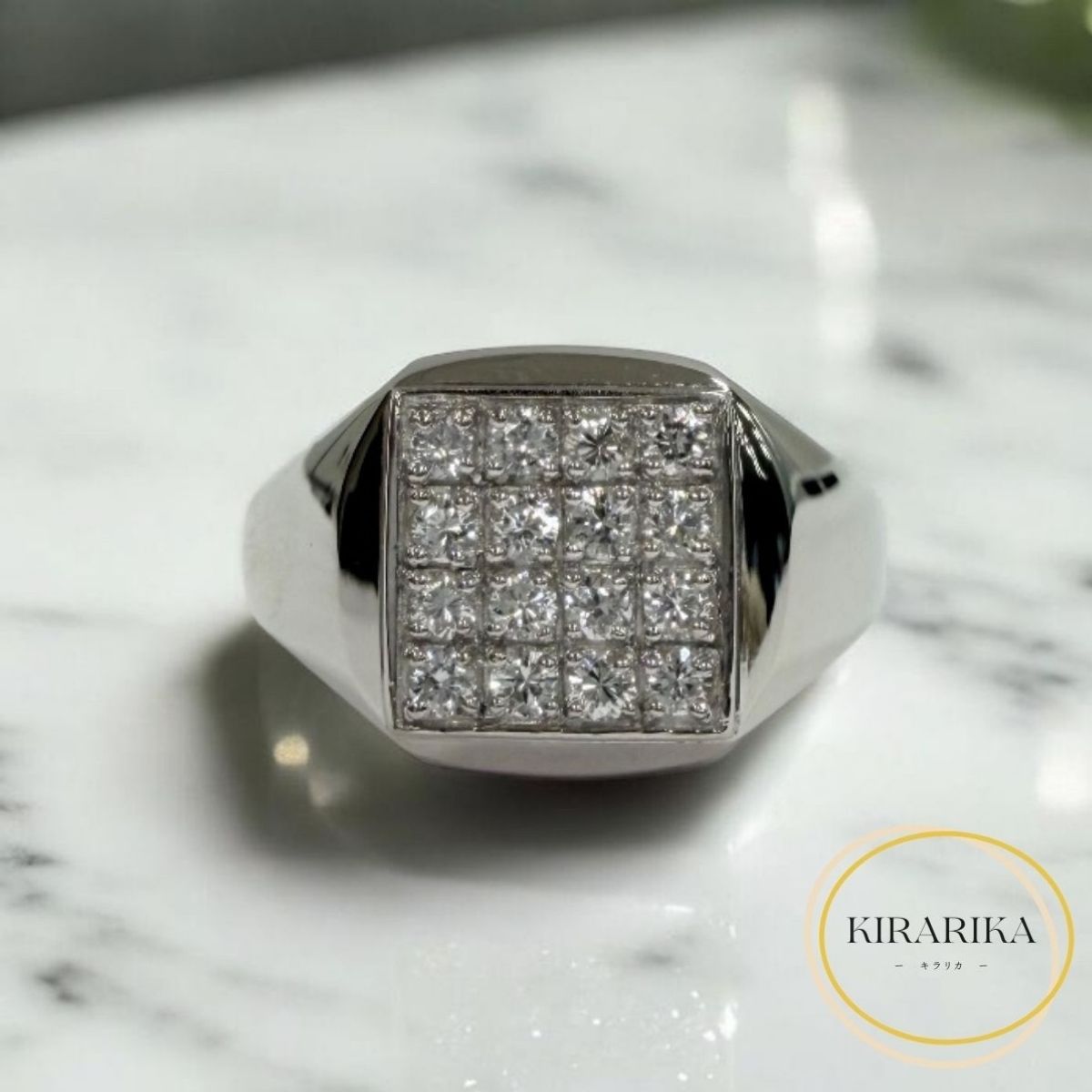 Pt900 ダイヤモンド 0.37ct リング｜KIRARIKA