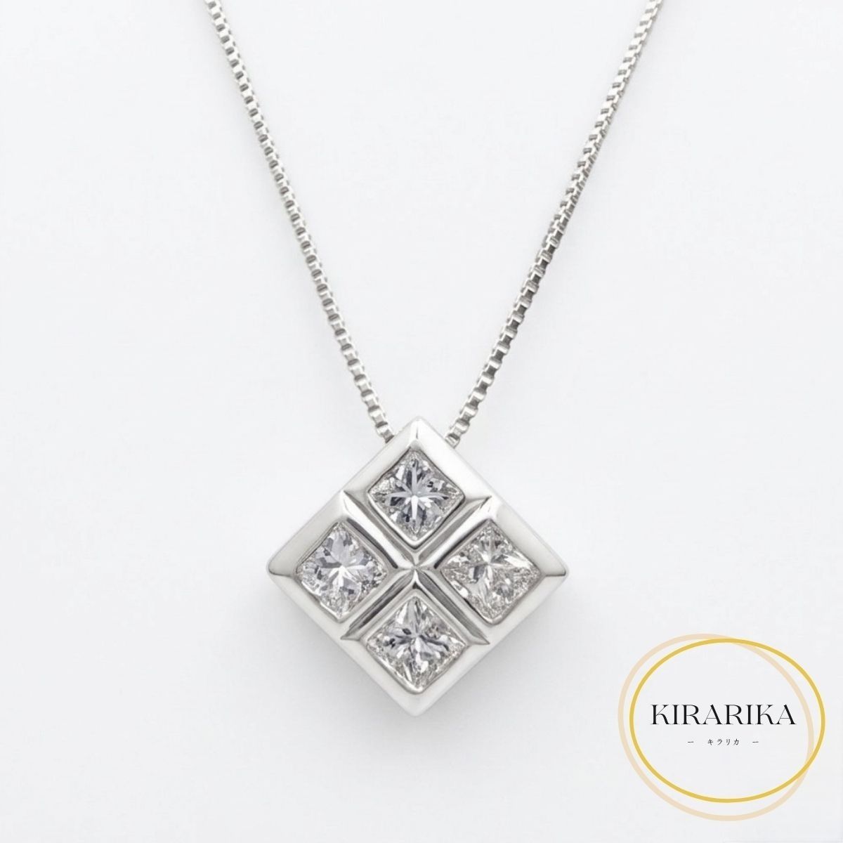 Pt900 ダイヤモンド0.25ct ネックレス