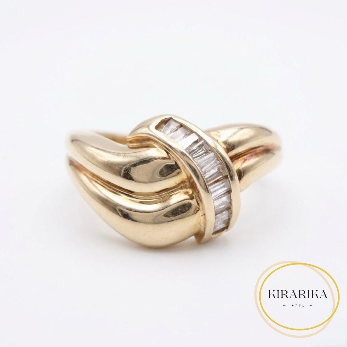 K18 ダイヤモンド 0.12ct リング