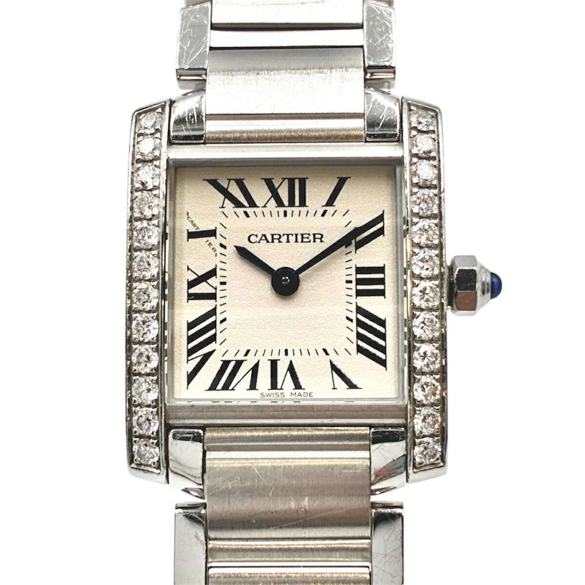 【中古】Cartier カルティエ タンクフランセーズSM W4TA008