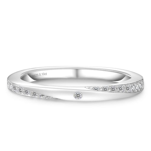 [KRKCLIFE]モアサナイトリング指輪レディースS925スターリングシルバー結婚指輪人工ダイヤモンドアレルギー対応女性シンプルファッションアクセサリー結婚式人気プレゼント彼女ギフトボ… 6,923円