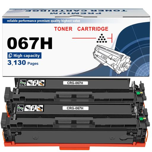 取り替えっこ067HCRG-067HCRG067Hトナーカートリッジ(2本黒)大電気容量3130ペイジ相応う機種CANON加農砲SateraMF656CdwMF654Cdw印刷機(Black*2)