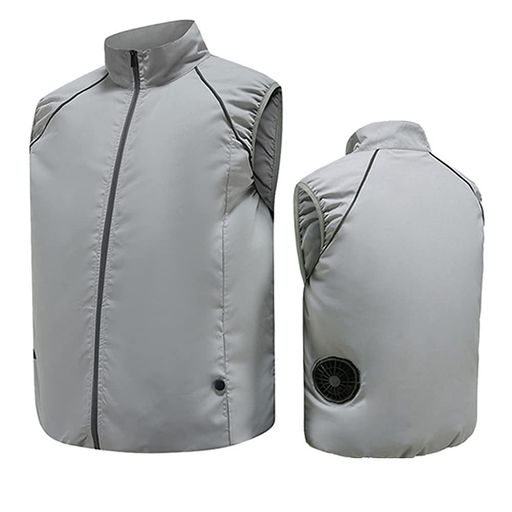 [circlechocolate]空調作業服冷却服空冷服冷房服作業着ベスト薄着ファン付き熱中症対策日焼け対策釣りアウトドアスポーツゴルフ登山男女兼用