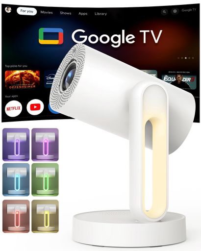 【GoogleTV積み上げる・Netflix堅苦しさ使用許可】ETOE映写機上昇限度投掛ける1080P解像力?4K相応う/オート興味の中心\u0026自動小銃台形手を加える/Googlecast相応う/1.2:1投掛ける割り合い短興味の中心/5GWiFi/Bluetooth