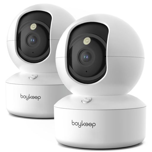 【2台仕掛ける・盛りだくさん色つや暗視・5GHz/2.4GHz Wi-Fi両相応う】 愛玩動物写真機 見守り写真機 防犯写真機 室内 300万絵素 BoyKeep 360°パンチルト ジーメンスションさぐり当てる 自動小銃追いかける 双方向電話を掛ける 室内写真機 防犯カ…