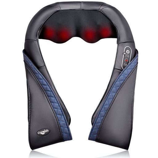 【診療備品公許済】Cozwish首肩マッサージャーマッサージ機ネックショルダーマッサージ器揉み療治暖房器付き添い人肩こりかたこり一般受け首・肩・腰・後ろ側・太腿甚だしい調節する剪断応力取り止める温…