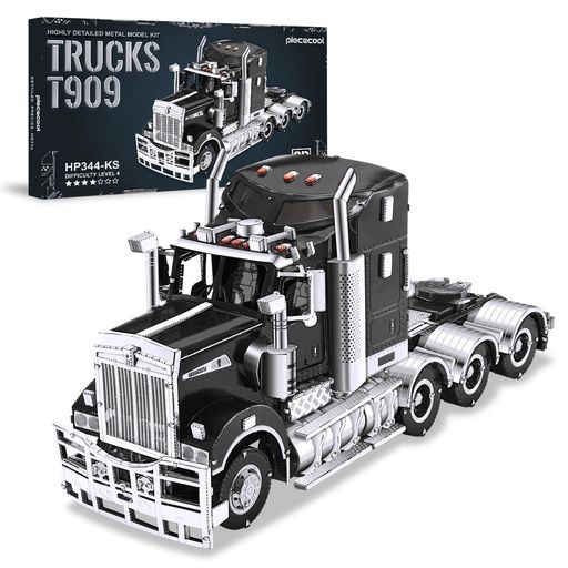 Piececool(ピースクール)立体パズル金属製トラック貨物自動車3dパズル組み立て必要接着剤不要難易度4つ星中級者大人向けコレクション(トラック)