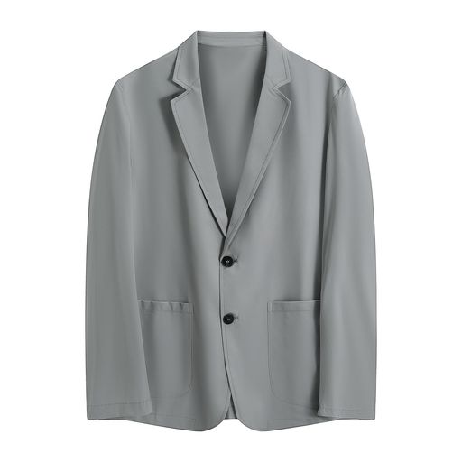 [YFFUSHI]メンズゼロプレッシャースーツジャケットセットアップジャケットビジネス薄手透明軽量可水洗冷感通気