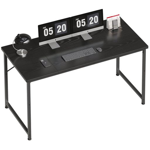 Maihail 机 pcデスク 勉強机 desk 卓子 パソコンデスク ゲーミング 一人暮らし 家具 table 学習机 小さい 作業机 ワークデスク gaming desk 幅120*奥行55cm 簡易な単板 黒い｜グットバリューオンラインストア