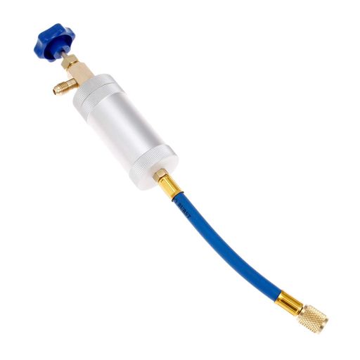 HZ-MONSTARR12オイルインジェクターカーエアコンコンプレッサーオイル蛍光染料充填UV06BLUE-141/4SAE蛍光剤注入トレーサーライン