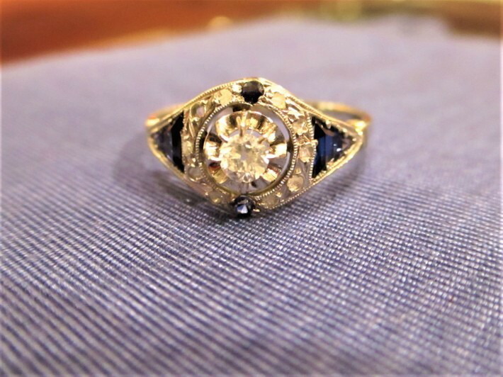 楽天市場】アンティーク ジュエリー リング 指輪 ゴールドインタリオ