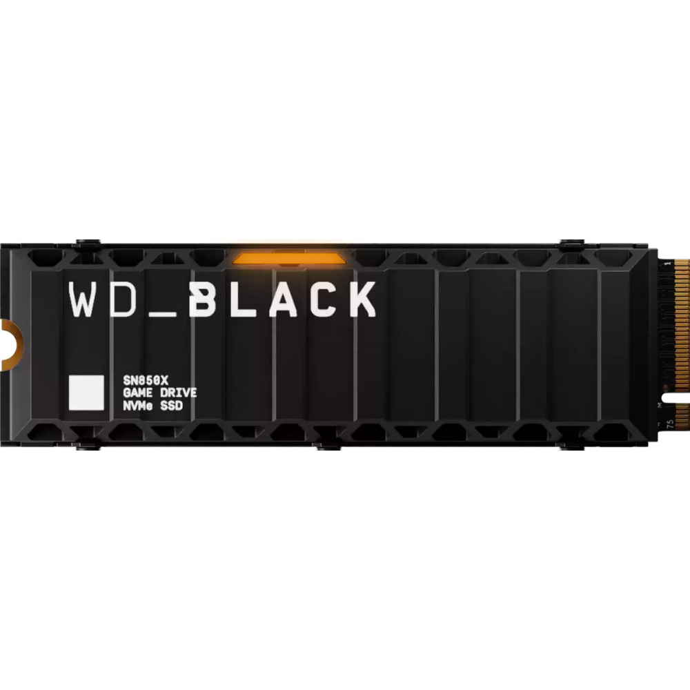 Western Digital WDS800T2XHE WD_BLACK SN850X NVMe SSD 8結核症 ヒートシンク積み上げる