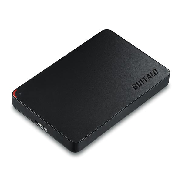 バッファロー HD-NRPCF500-BB 500GB ポータブルHDD USB3.1 Gen1 USB3.0 2.0対応 【メーカー公式ショップ】