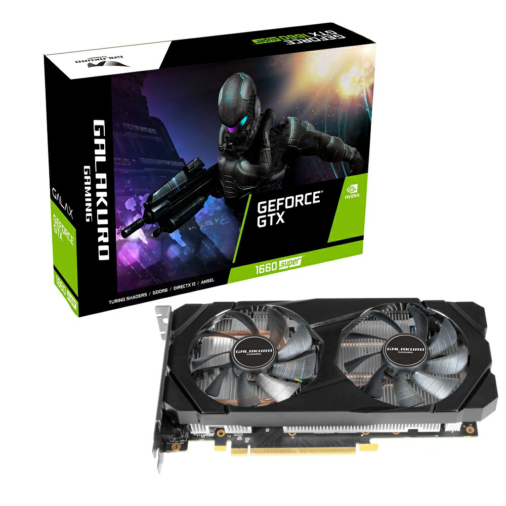 玄人志向 GG-GTX1660SP-E6GB DF NVIDIA GeForce GTX 1660 SUPER 搭載グラフィックカード  今年人気のブランド品や