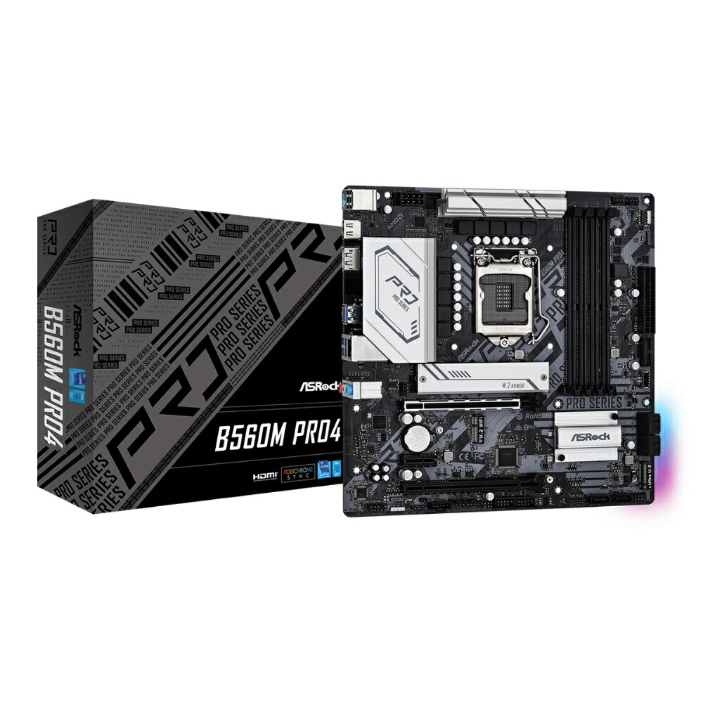 日本全国送料無料 Asrock B560m Pro4 Intel 第11 10世代coreプロセッサー対応 B560チップセット搭載microatxマザーボード 売り切れ必至 Humas Acehprov Go Id