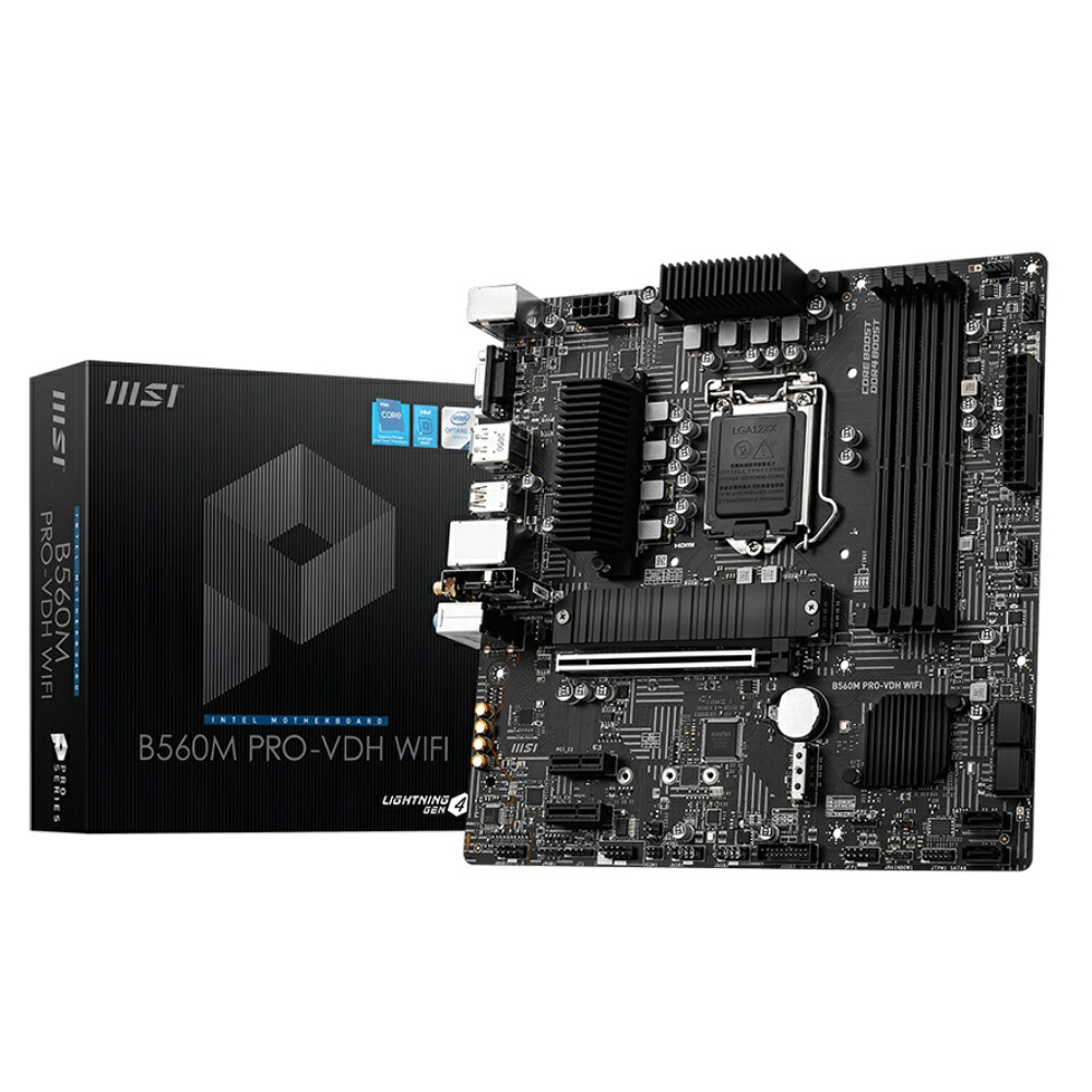 Msi Pro Vdh B560m Pro Vdh Pcパーツ Wifi Intel 第11 10世代coreプロセッサー対応 B560チップ セット搭載microatxマザーボード グッドウィル Intel 店