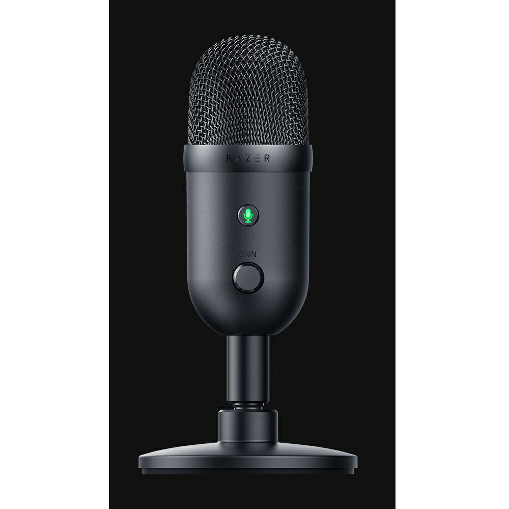 Razer Seiren V2 X RZ19-04050100-R3M1 ノイズの中でも伝わる明瞭な音声と必要な機能が揃い  あらゆる配信環境に最適なUSBコンデンサーマイク 【希望者のみラッピング無料】