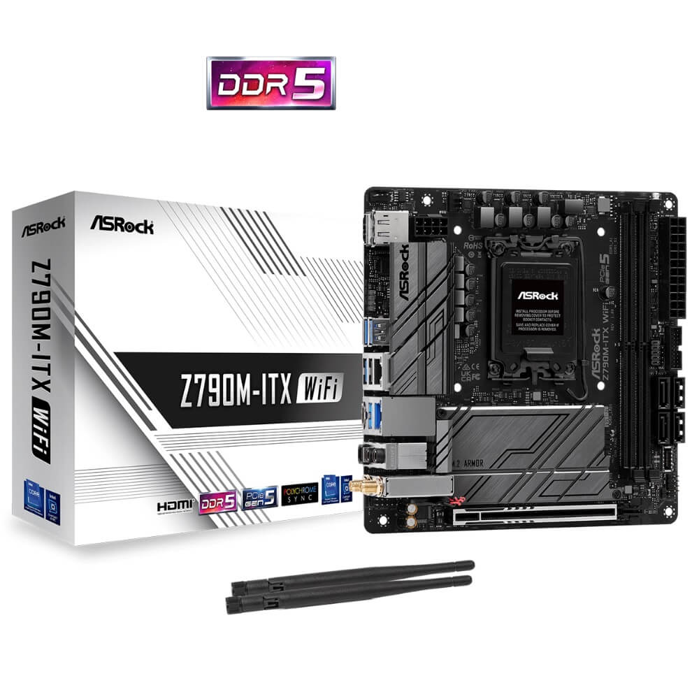 ASRock Z790M-ITX WiFi Intel マザーボード Z790チップセット搭載