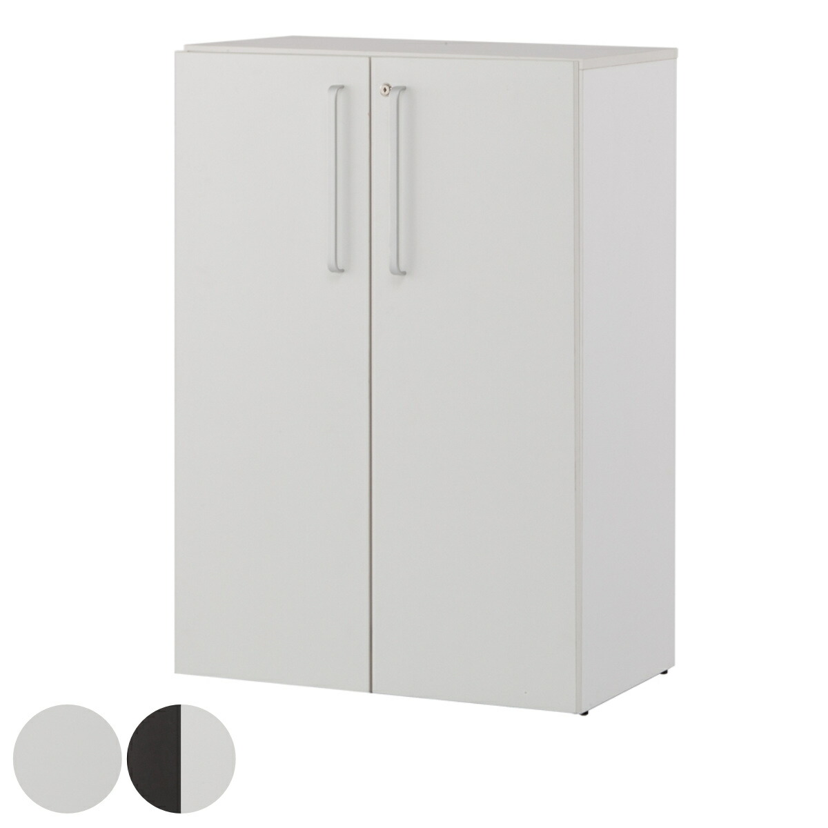 シェルフ 2列3段 ファイルラック 格子型 扉付 プリーマ3 幅80cm （ 法人限定 送料無料 書棚 ラック 棚 書庫 収納家具 ファイル棚 カルテラック 鍵 カギ付き 扉付き A4対応 扉 シンプル 背面化粧 収納 ） 【GWM】｜good wood mood