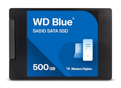 WDS500G3B0A [WD Blue SA510 SATA SSD（500GB 2.5インチ 7mm厚 SATA 6G 200TBW 5年）]｜GOODWOODS