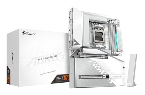 GIGABYTE X870 AORUS STEALTH ICE ATXマザーボード ホワイト X870 A STEALTH ICE MB6786｜GOODWOODS