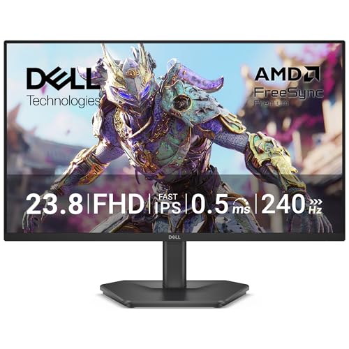 Dell SE2426HG 23.8インチ ゲーミングモニター(3年/FHD/IPS,非光沢/HDMIx2,DPx1/sRGB99%/傾き調整/0.5ms,240Hz/AMD FreeSync(TM) Premium)|GOODWOODS