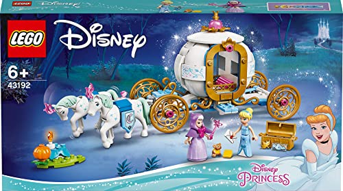 レゴ(LEGO) ウォルトディズニー姫御前 シンデレラの荷馬車 43192 手あそび 差しつかえる 差し上げ物 姫御前 おひめさま おあやつり人形 お人形さん 毛の荒物 どうぶつ お姉さん 6歳以上 その他-おもちゃ
