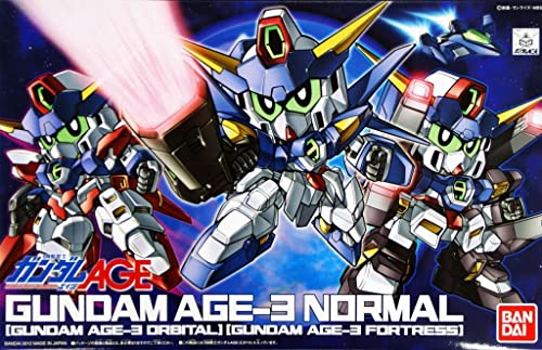 SDガンダム BB戦士 No.372 機動戦士ガンダムAGE ガンダムAGE-3 (ノーマル・フォートレス・オービタル) 色分け済みプラモデル画像