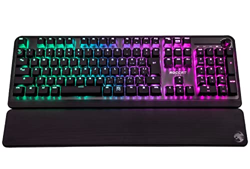 ROCCAT USB Pyro 力学的 RGB ゲーミングキーボード 直線的(赤軸) JP日本語取り合わせ ＦＲＧひな型 ROC-12-627