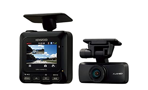ケンウッド ドライブレコーダー DRV-MR570 前後撮影 2カメラ 高感度CMOSセンサー「Starvis」 スモークガラス対応 明るさ調整機能搭載 ブラック KENWOOD