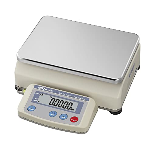 AD 個人的高分解能型陰電子天びん EK-30KL ≪ひょう量:30kg 最低限度見せびらかす:1g 皿大きさ:300(W)*210(D)粍 考試無≫ 白いこと