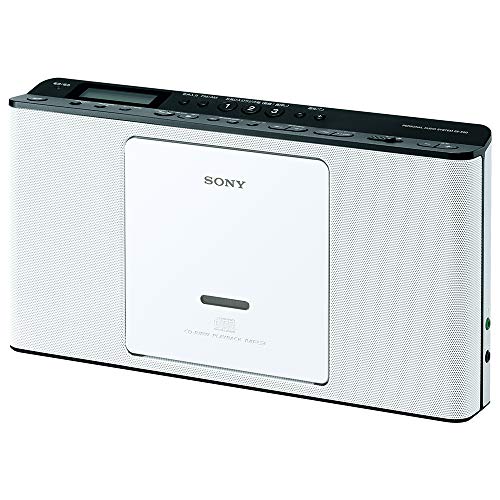 ソニー CDラジオ受信機 ZS-E80 : FM/AM/広々としたFM相応う 言語学学びとる用役立つこと積み上げる 白いこと ZS-E80 W