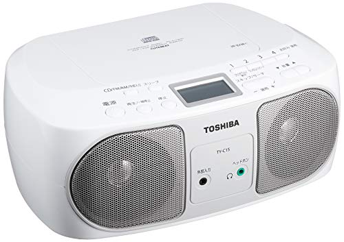 東芝 CDラジオ TY-C15 (S) AUX シルバー｜GOODWOODS