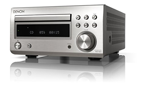 デノン Denon RCD-M41 ワイドFM AM/FMラジオチューナー ディスクリートアンプ搭載 Bluetooth®対応 CDレシーバー プレミアム シルバー RCD-M41SP|GOODWOODS