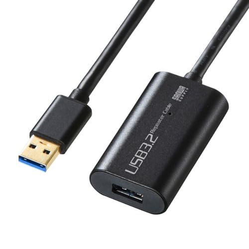 サンワサプライ 10m取りひろげるUSB3.0アクティブリピーターケーブル USB3.1 Gen1相応う KB-USB-R310