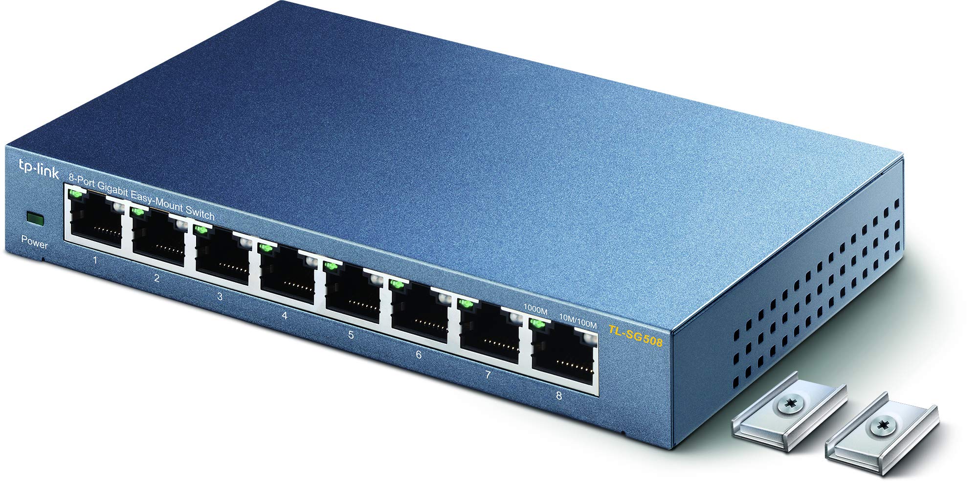TP-Link スイッチングハブ 8ポート ギガビット 磁石付き らくらくマウント TL-SG508 無償永久保証