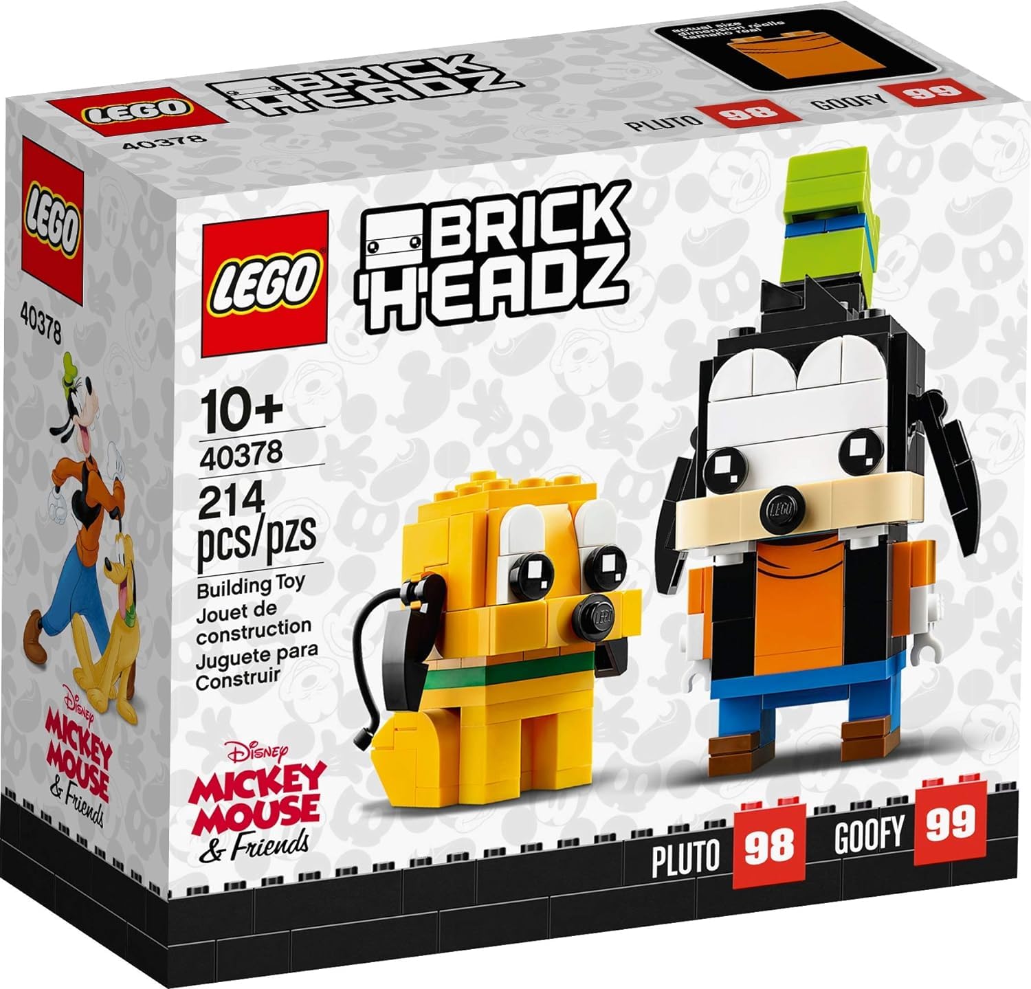 レゴ(LEGO) Disney Brick Headz Pluto Goofy Set 40378画像