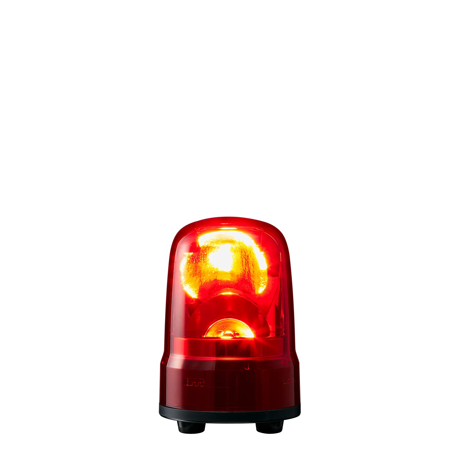パトライト/PATLITE 回転させる灯 SKS-M1J-R Φ80 DC12~24V 赤いこと 3点雄捩子足滑りだし