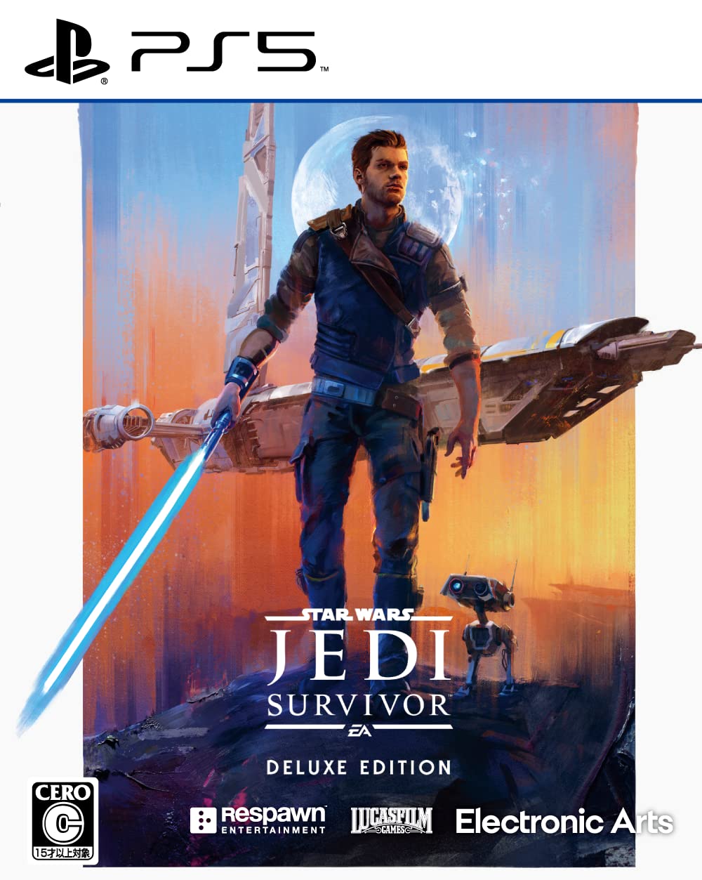 Star Wars ジェダイ：サバイバー・・ デラックス エディション限定版同梱物DLC 装飾パック「銀河の英雄」 装飾パック 同梱オリジナル モバイルリングホルダー 付 - PS5