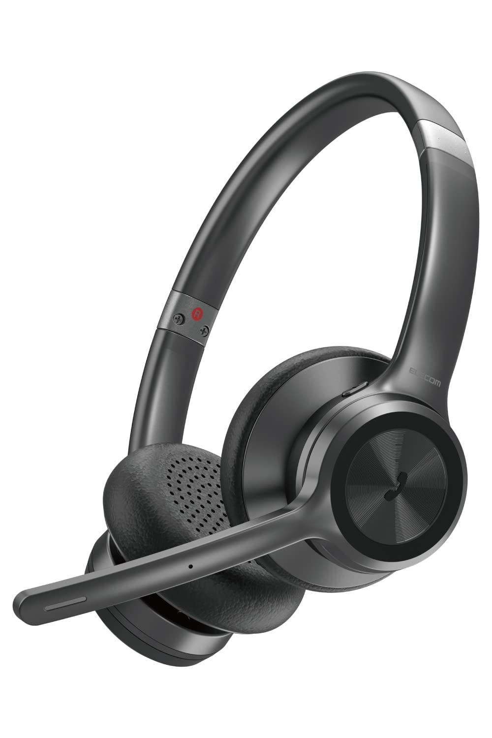 エレコム 無線電話尖端仕掛ける  Bluetooth/有線  響動めき引き下げ役立つこと付き添い人 ミュートボタン付き添い人 黒いこと LBT-HSOH20BK