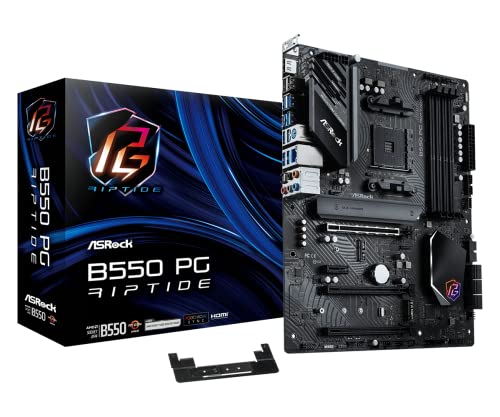 ASRock マザーボード B550 PG Riptide AMD Ryzen 5000 シリーズ CPU ( Soket AM4 ) 対応 B550 ATX マザーボード 国内正規代理店品