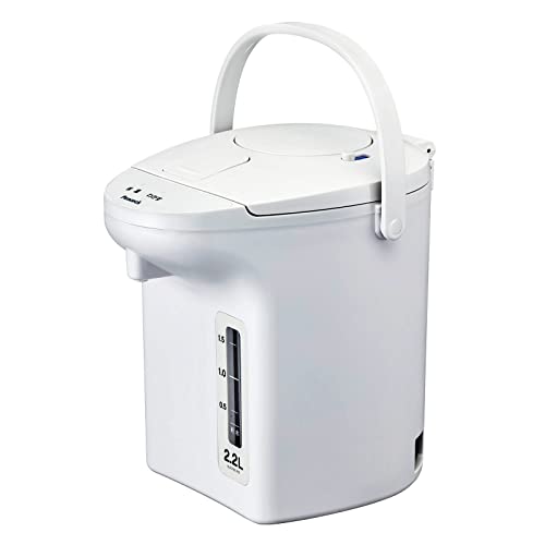 誰でも簡単 使いやすさを追求 ピーコック 電気ポット 2.2リットル WEB限定モデル ホワイト WVP-22 WA/安心機能 お手入れ簡単 ポット 保温ポット 湯沸かし 電気 保温 エアーポット 小型 2.2l｜GOODWOODS