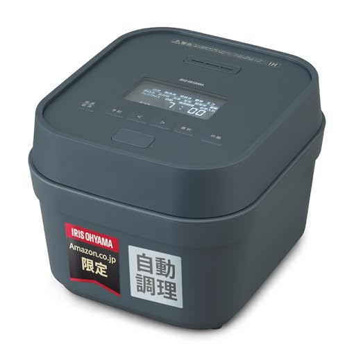 アイリスオーヤマ(IRIS OHYAMA) IHジャー 炊飯器 IH 5.5合 50ブランド名炊き分け役立つこと 極厚火釜当て嵌める 40類概念の自動小銃献立て表 高め保温流行り物 RC-IGA50AZ-DA ディープブルー