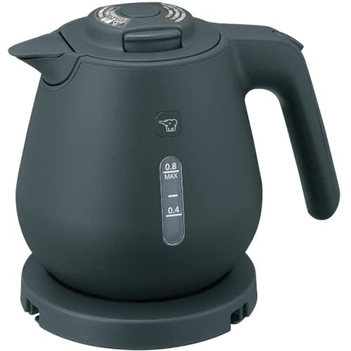 ZOJIRUSHI 象印 電気ケトル 0.8L ハイパワー1300W スレートブラック CK-DB08-BM