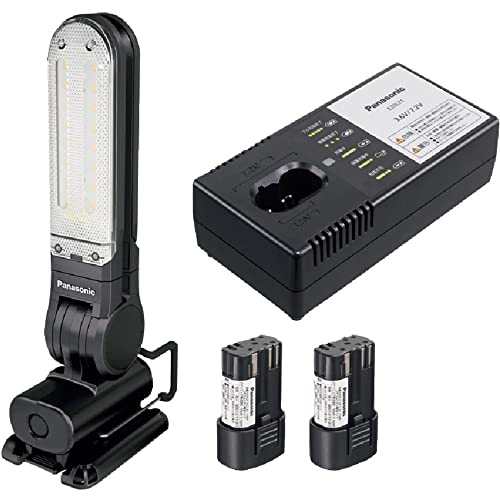 パナソニック 申し受けるLEDマルチともし火 7.2V (1.5Ah独居室容器に並べる×2個/申し受ける器 磁石軍事基地付) 450lm 年代順の連続点灯最大限度16第四次元 好ましいひな型賞 御役目灯 細工物ともし火 投光照明器 EZ3720天使の都市2S-B 黒いこと